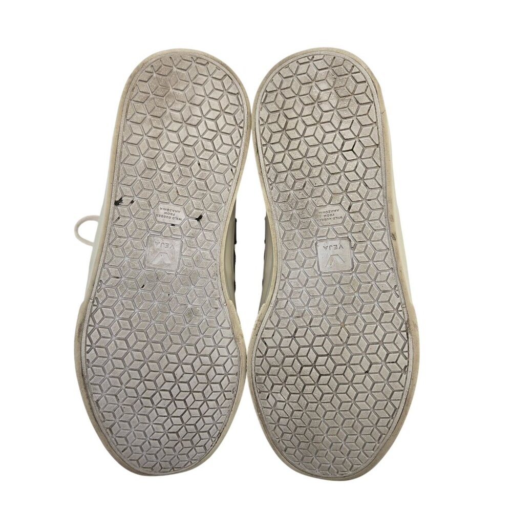 Veja Campo Leather Sneakers in Black/White Size 7 - Picture 9 of 9